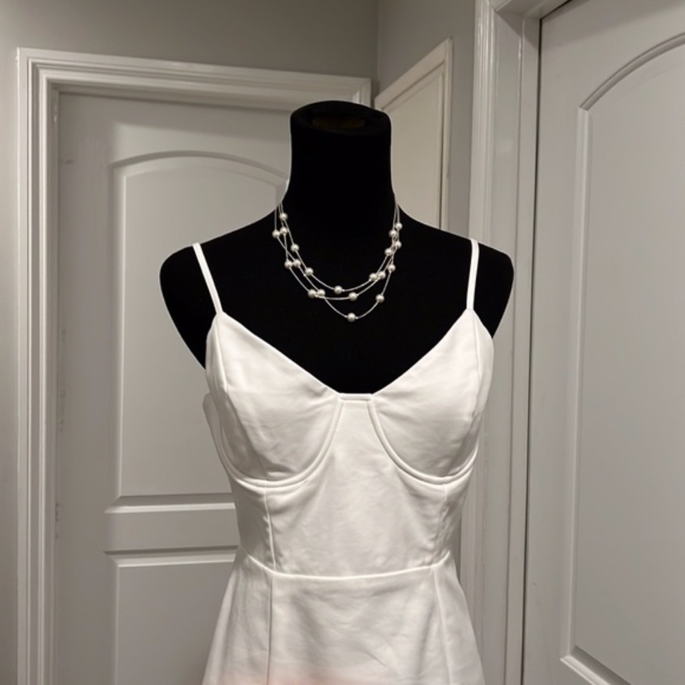 Princess Polly White Bustier mini dress*NEW - Picture 3 of 14